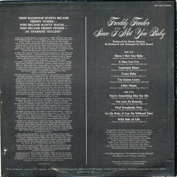 Since I Met You Baby