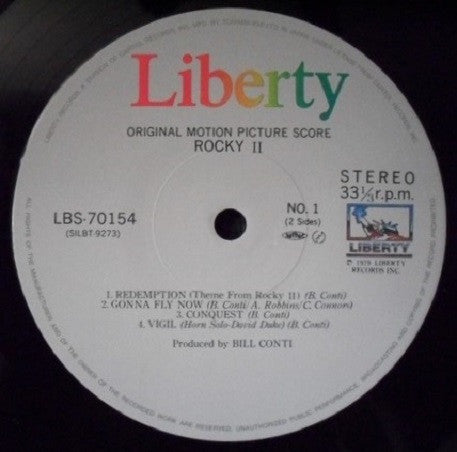 Rocky II (Original Motion Picture Score) = ロッキー2