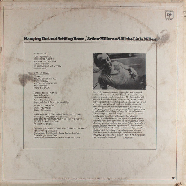 Hanging Out And Settling Down