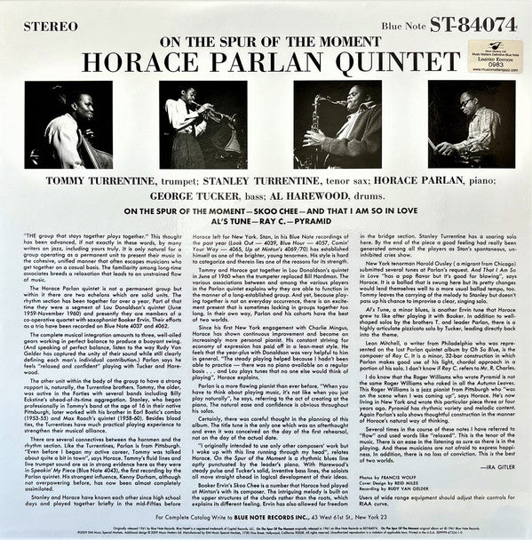 On The Spur Of The Moment