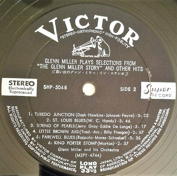 Glenn Miller Plays Selections From "The Glenn Miller Story" And Other Hits / 思い出のグレン・ミラー・イン・ステレオ