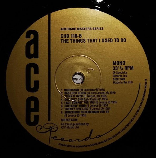 The Things That I Used To Do