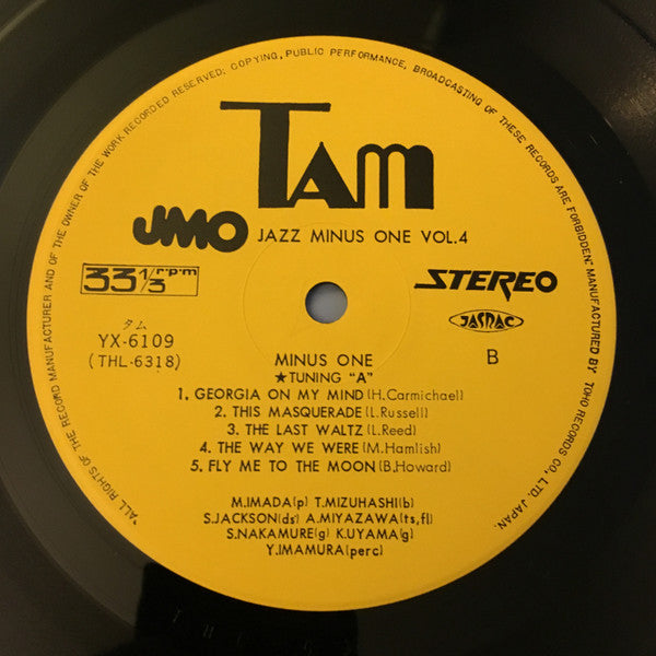 Jazz Minus One Vol.4