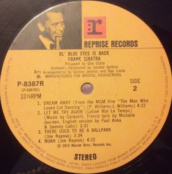 Ol' Blue Eyes Is Back