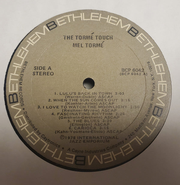 The Tormé Touch