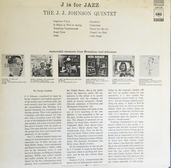 J Is For Jazz