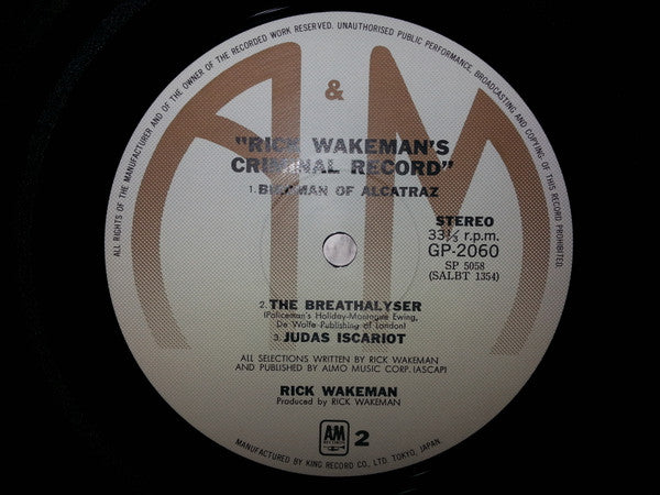 Rick Wakeman's Criminal Record