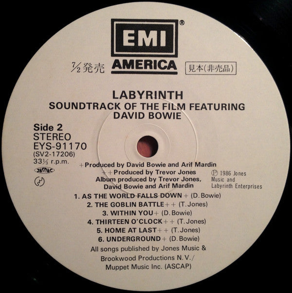 Labyrinth - From The Original Soundtrack Of The Jim Henson Film