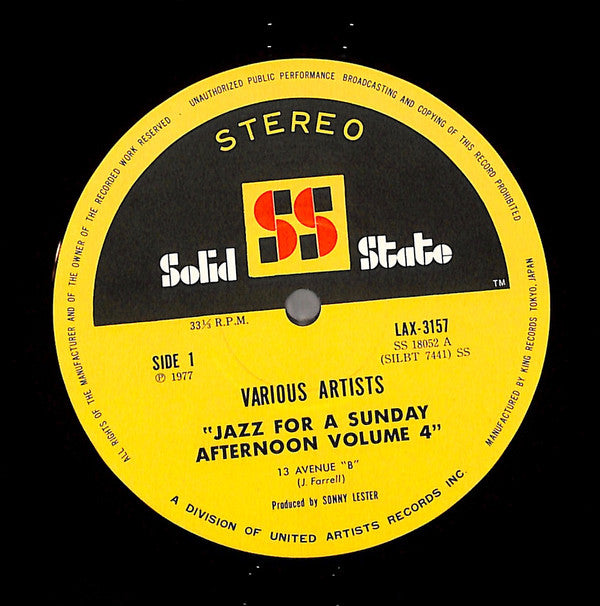 Jazz For A Sunday Afternoon Volume 4