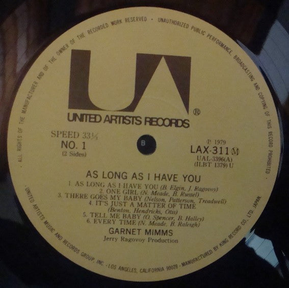 As Long As I Have You