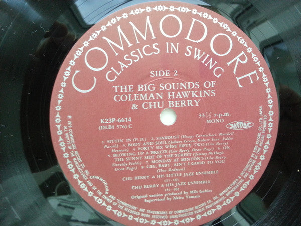 The Big Sounds Of Coleman Hawkins And Chu Berry