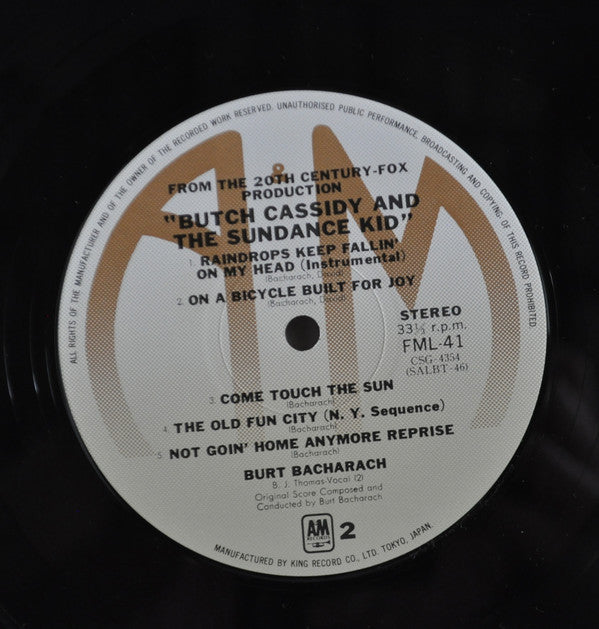 From The 20th Century-Fox Production "Butch Cassidy And The Sundance Kid" = 明日に向かって撃て