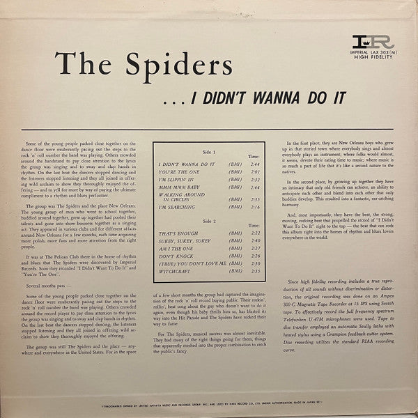 I Didn't Wanna Do It