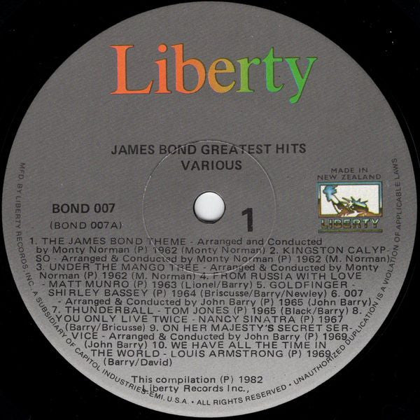 James Bond Greatest Hits