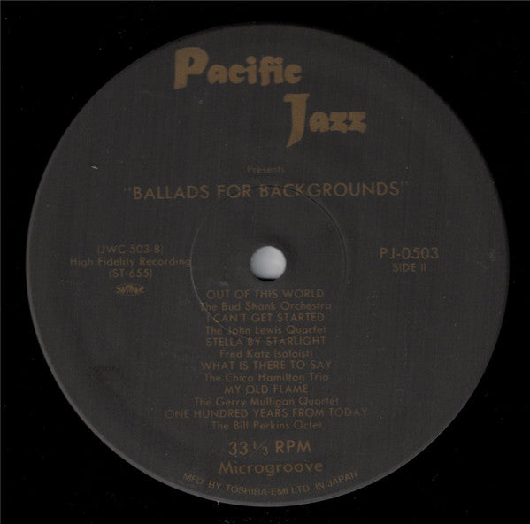 Ballads For Backgrounds