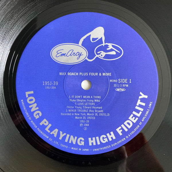 Max Roach + Four & More