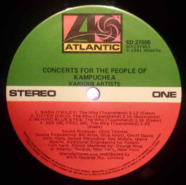 Concerts For The People Of Kampuchea