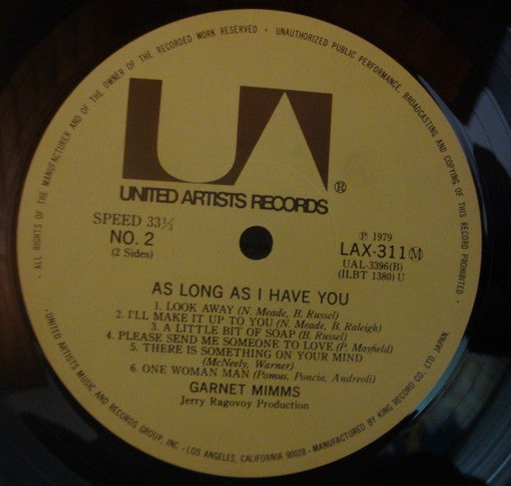 As Long As I Have You