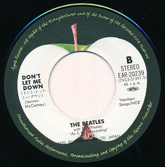 ゲット・バック = Get Back / ドント・レット・ミー・ダウン = Don't Let Me Down