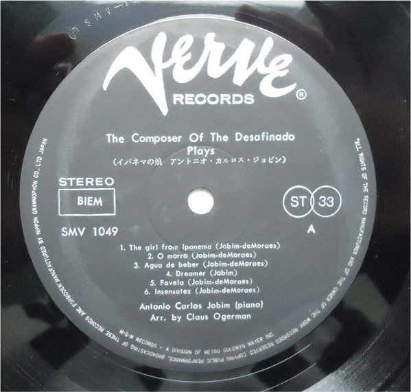 The Composer Of Desafinado, Plays