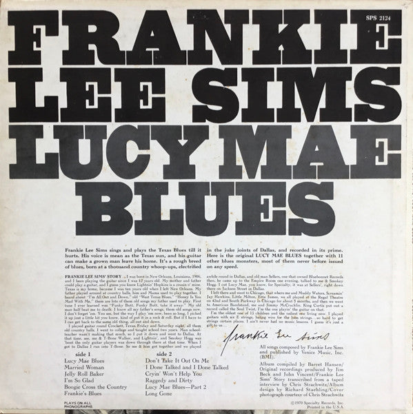 Lucy Mae Blues
