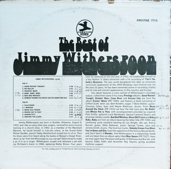 The Best Of Jimmy Witherspoon