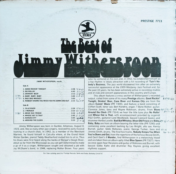 The Best Of Jimmy Witherspoon