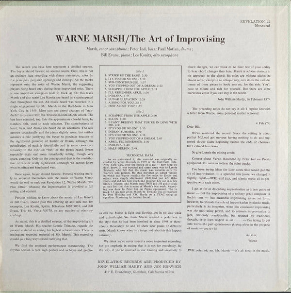 The Art Of Improvising