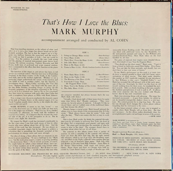 That's How I Love The Blues