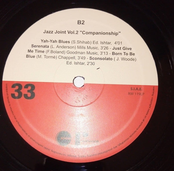 Companionship / Jazz Joint, Vol. 2