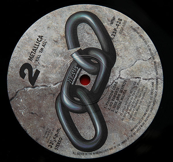 Kill 'Em All = 血染めの鉄鎚(ハンマー)