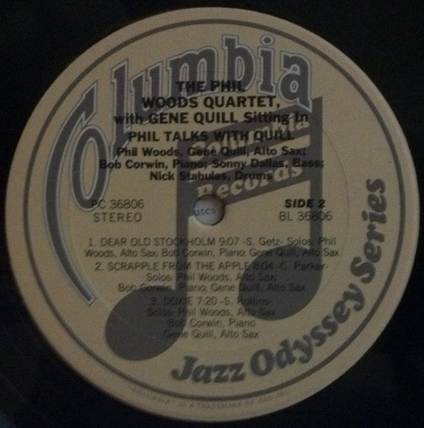Phil Talks With Quill - The Phil Woods Quartet With Gene Quill Sitting In