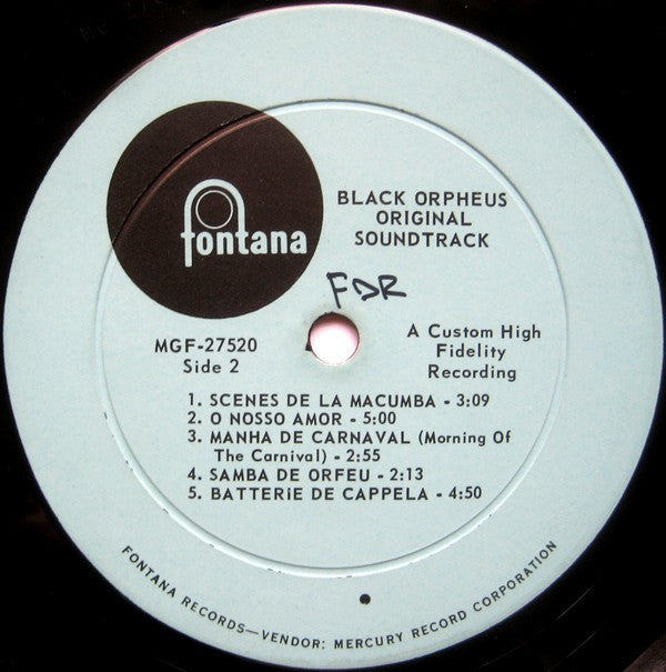 The Original Soundtrack From The Film Black Orpheus