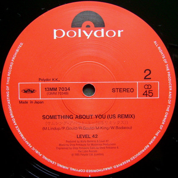 Lessons In Love / Something About You