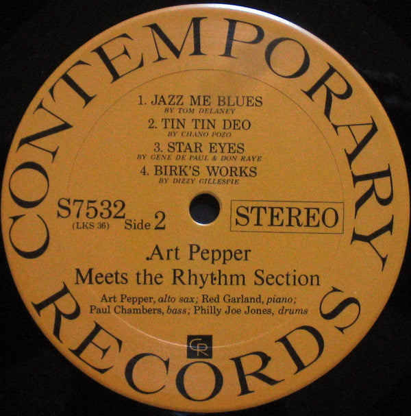 Art Pepper Meets The Rhythm Section