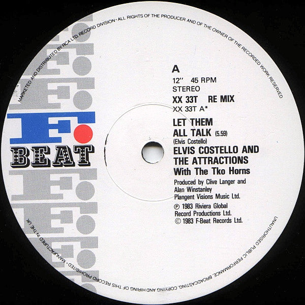 Let Them All Talk (Extended 12" Remix)