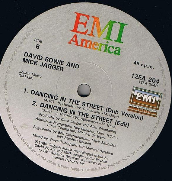 Dancing In The Street