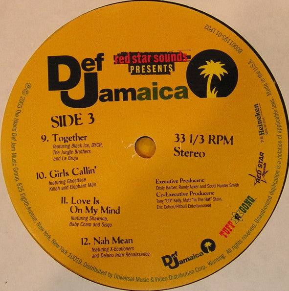 Red Star Sounds Presents Def Jamaica