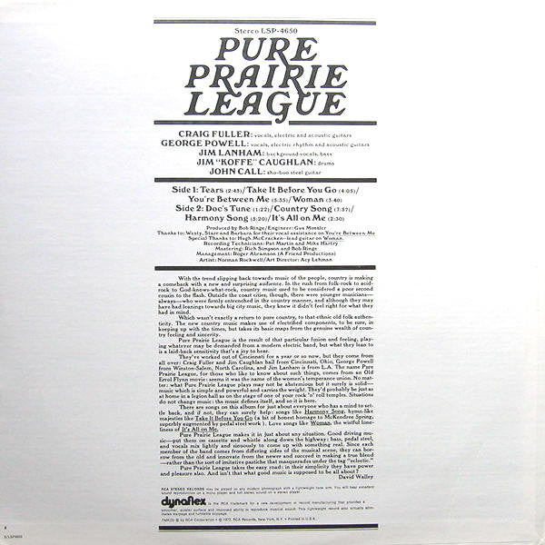 Master Release: Pure Prairie League by Pure Prairie League