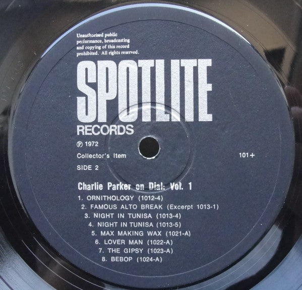 Charlie Parker On Dial Volume 1