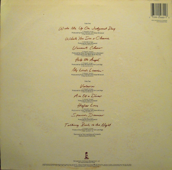 Release: Chronicles-Vinyl-US-1987-1-25660, 9 25660-1-3236869