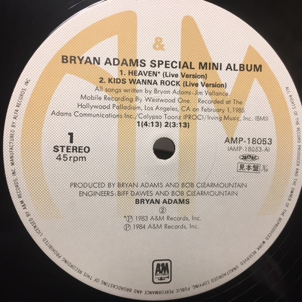 Bryan Adams Special Mini Album