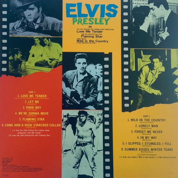 Love Me Tender / Flaming Star / Wild In The Country
