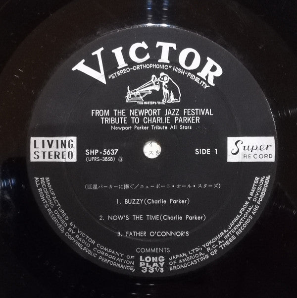 From The Newport Jazz Festival Tribute To Charlie Parker