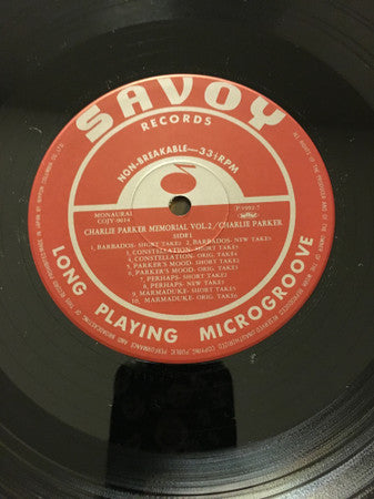 Charlie Parker Memorial Vol. 2