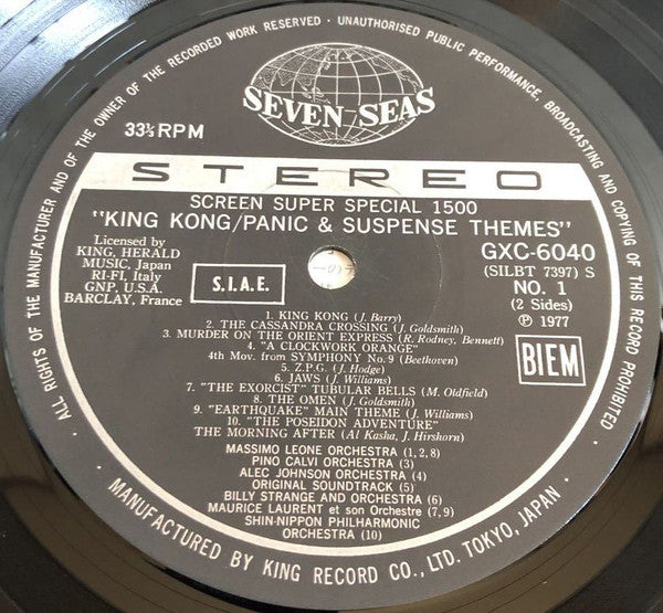 King Kong / Panic & Suspense Themes