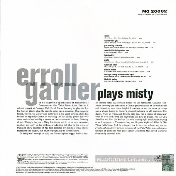 Plays Misty