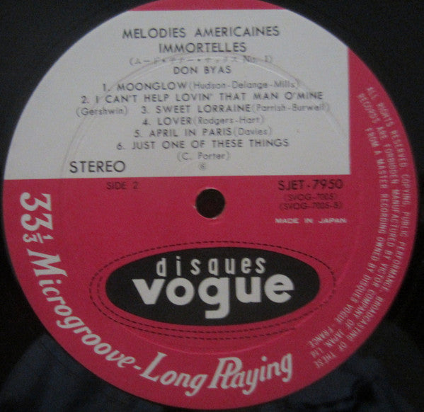 Music For Play Boys Vol. 1 - Melodies Americaines Immortelles