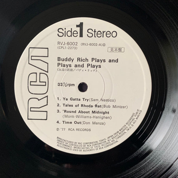 Buddy Rich Plays And Plays And Plays