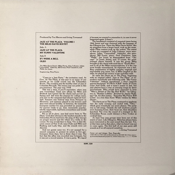 Jazz At The Plaza Vol. 1